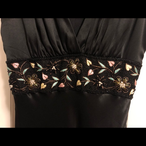 Bianca Nero black silk evening dress - Picture 2 of 6